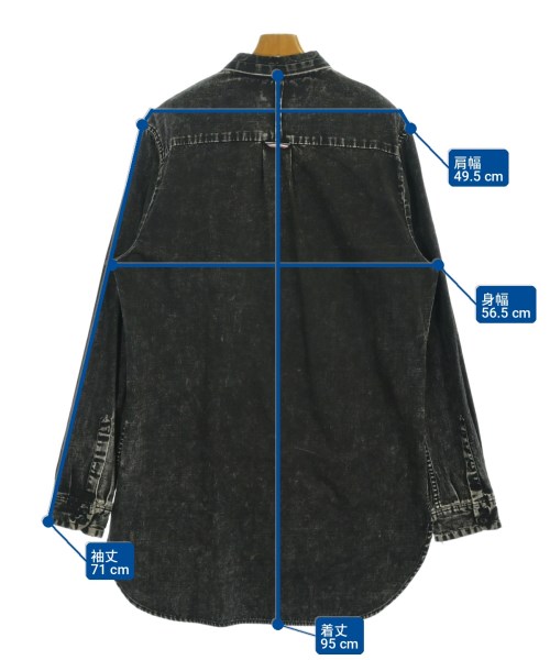 HILFIGER DENIM（ヒルフィガーデニム）カジュアルシャツ 黒 サイズ:XL メンズ/2200708991015