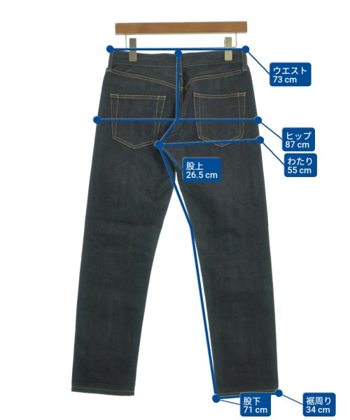 digawel 4（ディガウェルフォー）デニムパンツ 紺 サイズ:0(XS位) メンズ/2200624534051