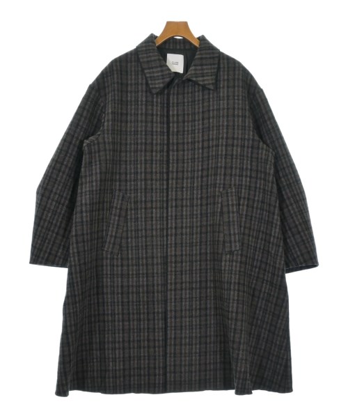 CLANE HOMME(クラネオム)ステンカラーコート 茶 サイズ:2(M位)/2200642003010