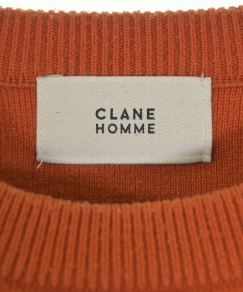 CLANE HOMME（クラネオム）ニット・セーター オレンジ サイズ:2(M位) メンズ/2200657149024