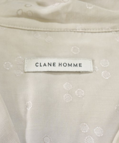 CLANE HOMME（クラネオム）カジュアルシャツ 白 サイズ:1(S位) メンズ/2200703129482