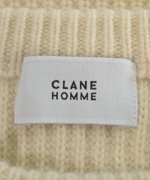 CLANE HOMME（クラネオム）カーディガン 白 サイズ:2(M位) メンズ/2200663046102