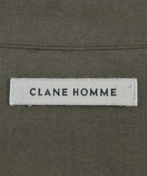 CLANE HOMME（クラネオム）カジュアルシャツ カーキ サイズ:1(S位) メンズ/2200730404149