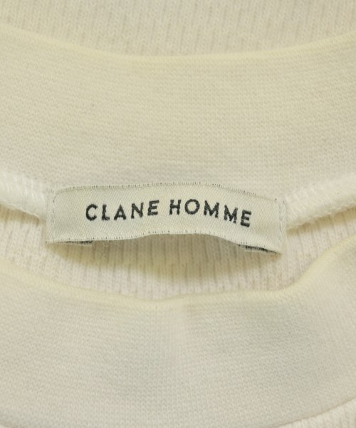 CLANE HOMME（クラネオム）Tシャツ・カットソー 白 サイズ:1(S位) メンズ/2200693209072