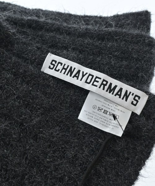 Schnayderman's（シュナイダーマンズ）マフラー グレー サイズ:- メンズ/2200715884058