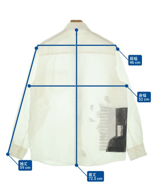 β MEN（ベータメン）カジュアルシャツ 白 サイズ:M メンズ/2200675726085