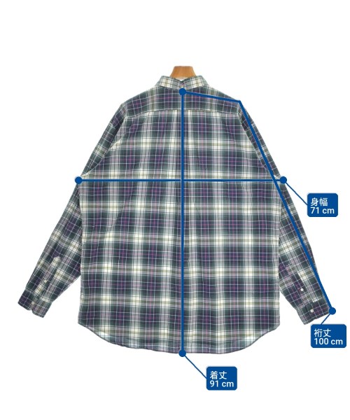Ralph Lauren（ラルフローレン）カジュアルシャツ 紺 サイズ:2XLT(XLL位) メンズ/2200687209033