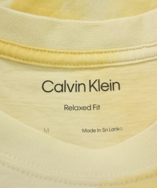 CALVIN KLEIN（カルバンクライン）Tシャツ・カットソー 黄 サイズ:M レディース/2200639190020