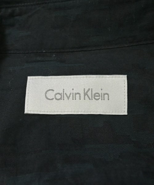 CALVIN KLEIN（カルバンクライン）カジュアルシャツ 黒 サイズ:L メンズ/2200548320037