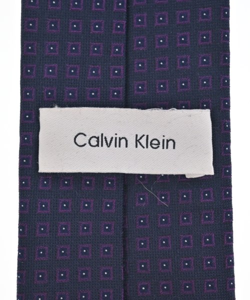 CALVIN KLEIN（カルバンクライン）ネクタイ 黒 サイズ:- メンズ/2200672920103