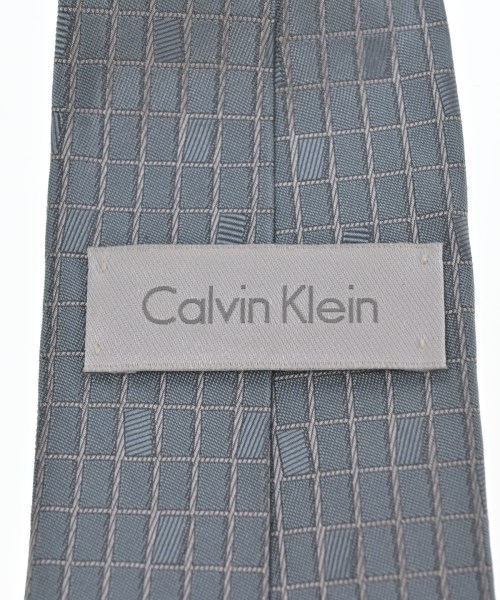 CALVIN KLEIN（カルバンクライン）ネクタイ グレー サイズ:- メンズ/2200681628052