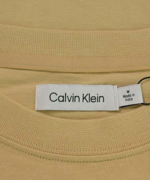 CALVIN KLEIN（カルバンクライン）Tシャツ・カットソー ベージュ サイズ:M メンズ/2200695264048
