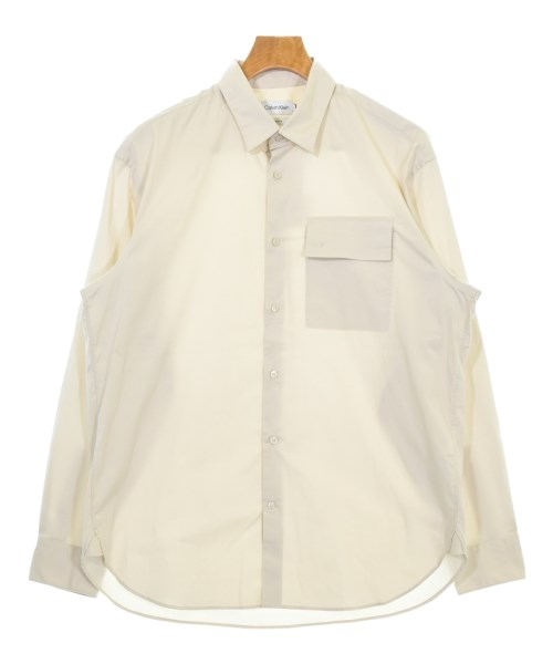 CALVIN KLEIN(カルバンクライン)カジュアルシャツ ベージュ サイズ:M/2200695264055