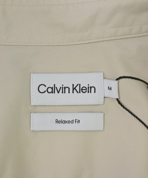 CALVIN KLEIN（カルバンクライン）カジュアルシャツ ベージュ サイズ:M メンズ/2200695264055
