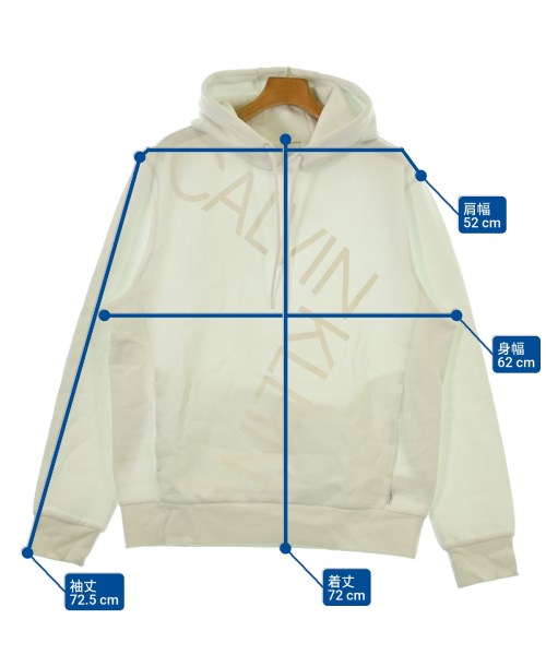 CALVIN KLEIN（カルバンクライン）パーカー 白 サイズ:M メンズ/2200654354070