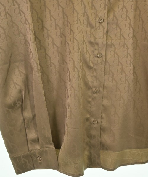 CALVIN KLEIN（カルバンクライン）カジュアルシャツ 茶 サイズ:S レディース/2200658564048