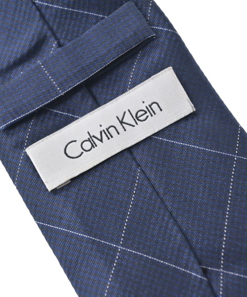 CALVIN KLEIN（カルバンクライン）ネクタイ 紺 サイズ:- メンズ/2200710226273