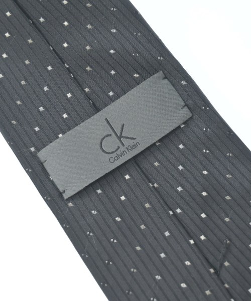 CALVIN KLEIN（カルバンクライン）ネクタイ 黒 サイズ:- メンズ/2200647430088