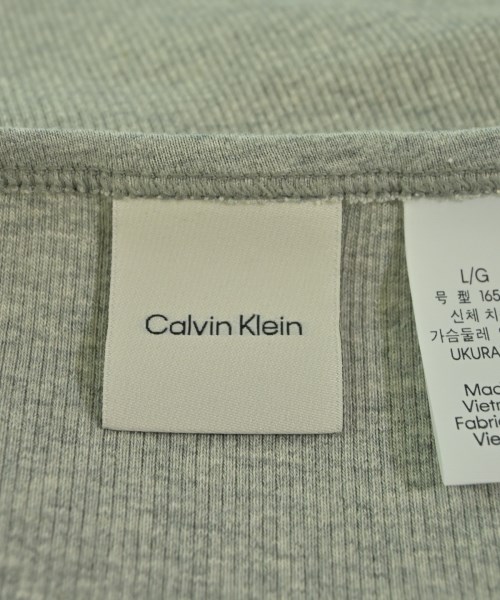 CALVIN KLEIN（カルバンクライン）Tシャツ・カットソー グレー サイズ:L レディース/2200632673131