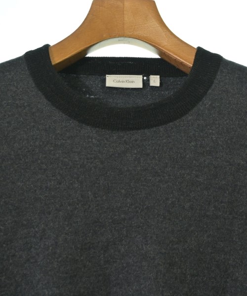 CALVIN KLEIN（カルバンクライン）ニット・セーター グレー サイズ:L メンズ/2200705200066
