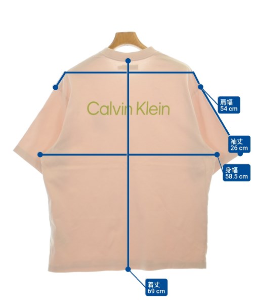 CALVIN KLEIN（カルバンクライン）Tシャツ・カットソー ピンク サイズ:M メンズ/2200672945892