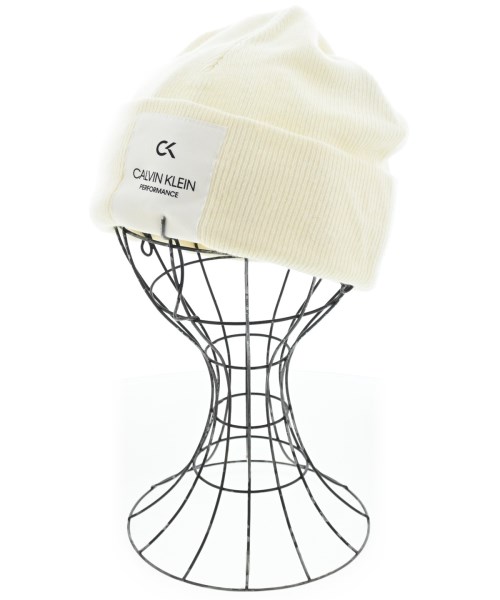 CALVIN KLEIN(カルバンクライン)ニットキャップ・ビーニー 白 サイズ:-/2200682845021
