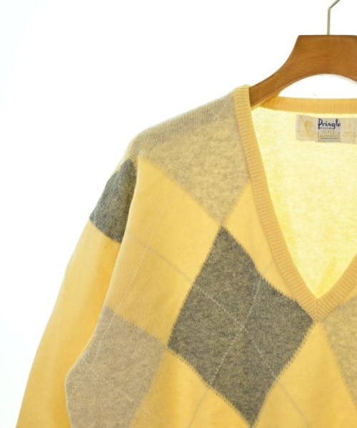 Pringle（プリングル）ニット・セーター 黄 サイズ:M メンズ/2200645274097