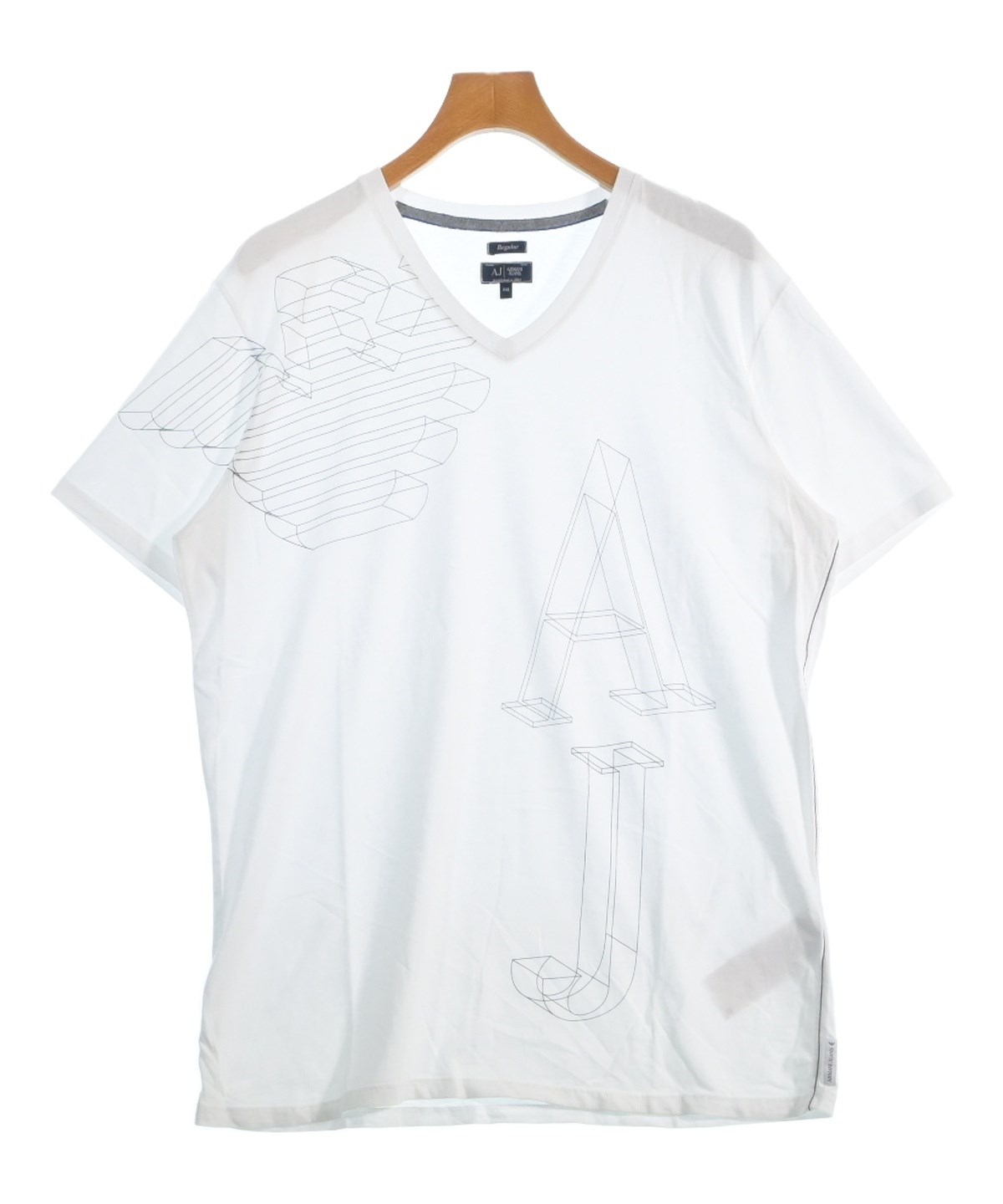アルマーニジーンズ 未使用タグ付リネンシャツ 白 XL ARMANI JEANS（アルマーニジーンズ）Tシャツ・カットソー 白