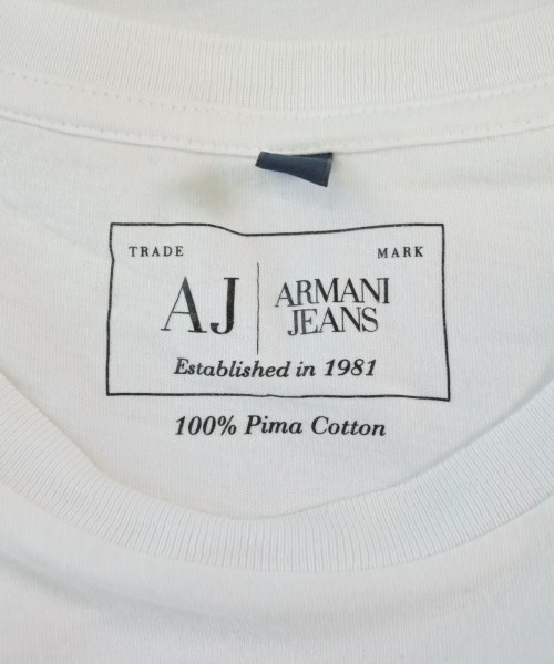 ARMANI JEANS（アルマーニジーンズ）Tシャツ・カットソー 白 サイズ:M メンズ/2200621667875
