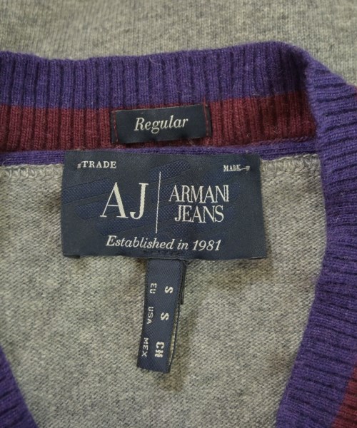 ARMANI JEANS（アルマーニジーンズ）ニット・セーター グレー サイズ:S メンズ/2200672074059