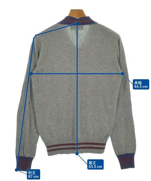 ARMANI JEANS（アルマーニジーンズ）ニット・セーター グレー サイズ:S メンズ/2200672074059