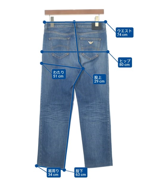 ARMANI JEANS（アルマーニジーンズ）デニムパンツ 青 サイズ:25(S位) レディース/2200677110035