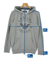 ARMANI JEANS（アルマーニジーンズ）パーカー グレー サイズ:S メンズ/2200699739252
