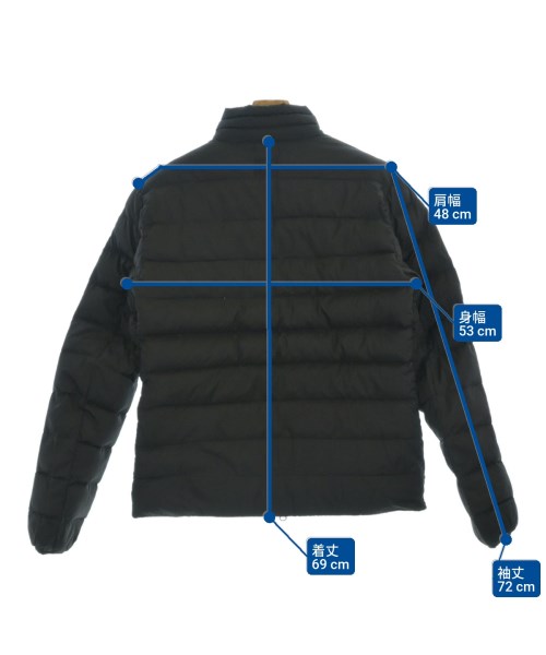 ARMANI JEANS（アルマーニジーンズ）ダウンジャケット/ダウンベスト 黒 サイズ:L メンズ/2200655868040