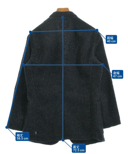 ARMANI JEANS（アルマーニジーンズ）テーラードジャケット 紺 サイズ:50(XL位) メンズ/2200650535039