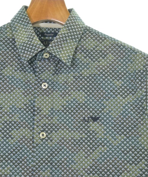 ARMANI JEANS（アルマーニジーンズ）カジュアルシャツ 緑 サイズ:XS メンズ/2200711380042