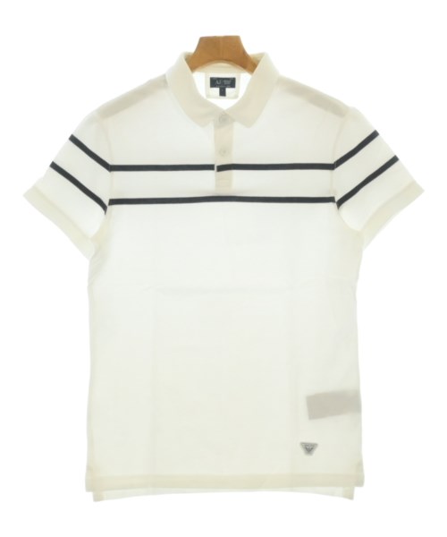 ARMANI JEANS(アルマーニジーンズ)ポロシャツ 白 サイズ:L/2200682386241
