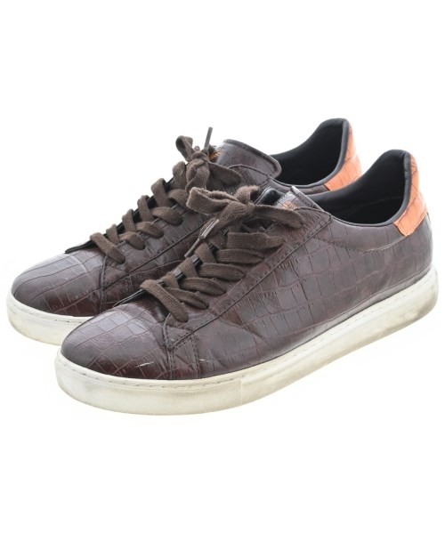 ARMANI JEANS(アルマーニジーンズ)スニーカー 茶 サイズ:EU43(28cm位)/2200683835205
