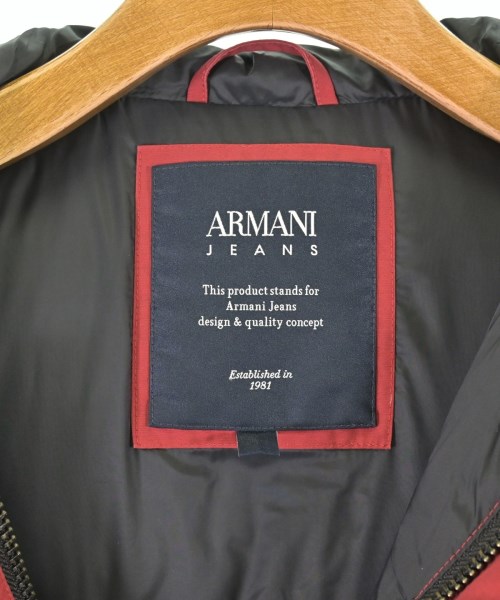 ARMANI JEANS（アルマーニジーンズ）ダッフルコート 赤 サイズ:48(L位) メンズ/2200689636219