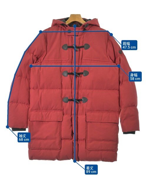 ARMANI JEANS（アルマーニジーンズ）ダッフルコート 赤 サイズ:48(L位) メンズ/2200689636219