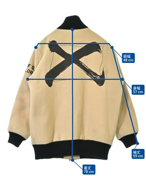 GDC（ジーディーシー）スタジャン ベージュ サイズ:M メンズ/2200622182179