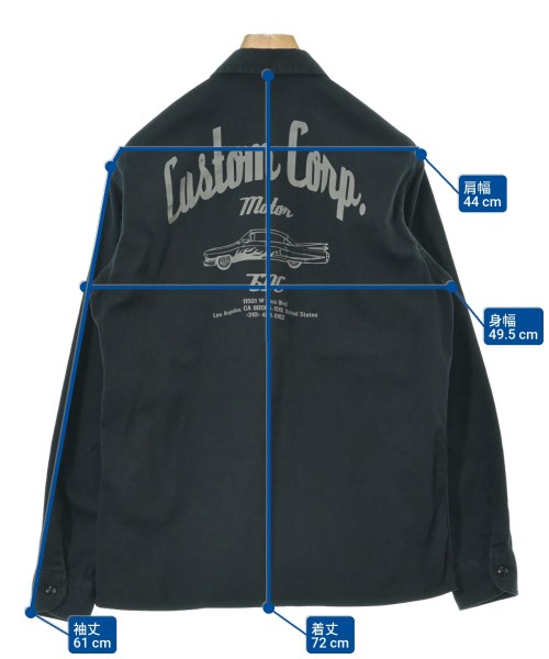 GDC（ジーディーシー）カジュアルシャツ 紺 サイズ:M メンズ/2200657265069