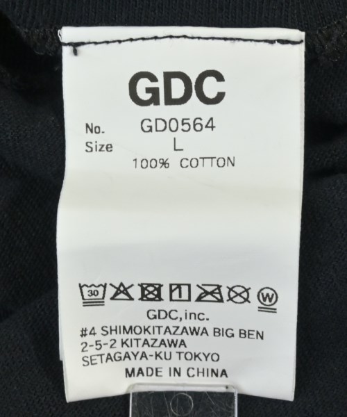 GDC（ジーディーシー）Tシャツ・カットソー 黒 サイズ:L メンズ/2200709546061
