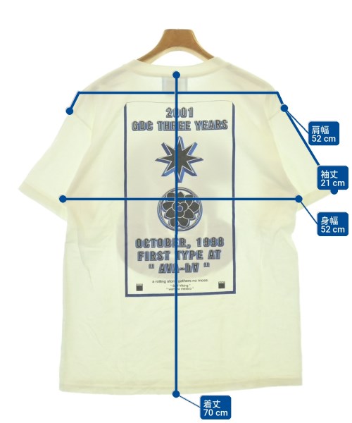 GDC（ジーディーシー）Tシャツ・カットソー 白 サイズ:L メンズ/2200717928149