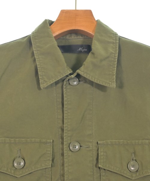 MAGINE（マージン）カジュアルシャツ カーキ サイズ:46(M位) メンズ/2200619053024