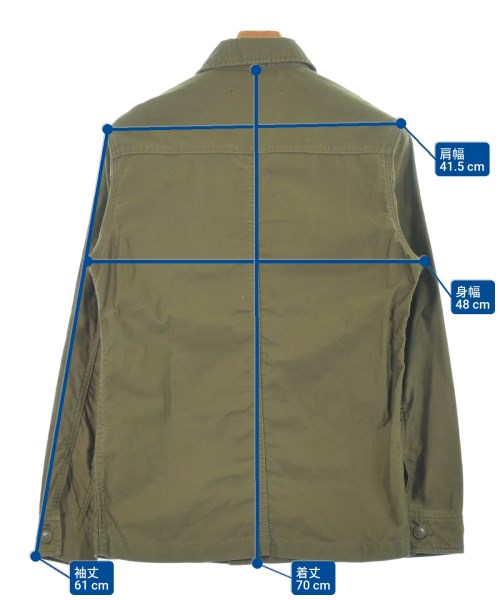 MAGINE（マージン）カジュアルシャツ カーキ サイズ:46(M位) メンズ/2200619053024