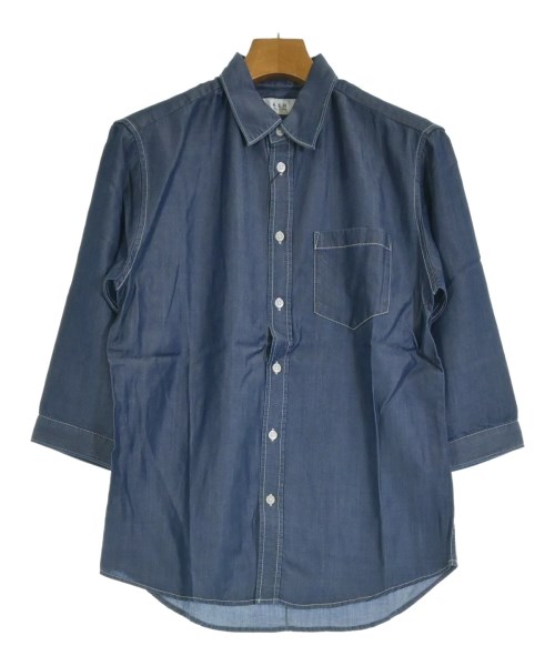 AER ADAM ET ROPE'(エーイーアール　アダムエロペ)カジュアルシャツ 青 サイズ:S/2200639333021