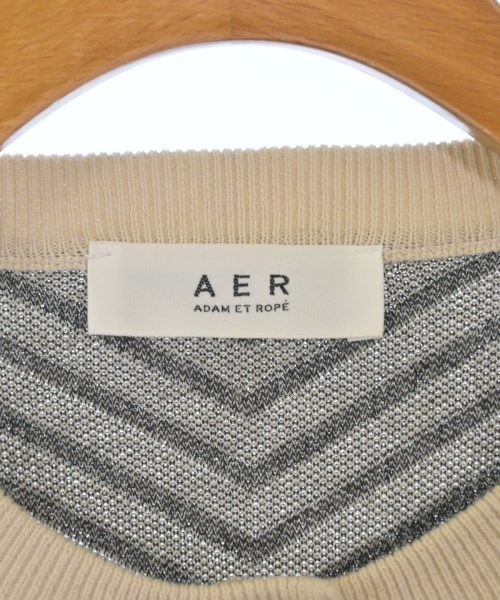 AER ADAM ET ROPE'（エーイーアール　アダムエロペ）ニット・セーター ベージュ サイズ:F レディース/2200640918194