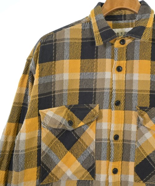 AER ADAM ET ROPE'（エーイーアール　アダムエロペ）カジュアルシャツ 黄 サイズ:M メンズ/2200657055080