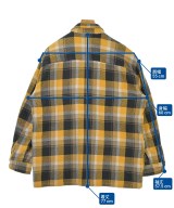 AER ADAM ET ROPE'（エーイーアール　アダムエロペ）カジュアルシャツ 黄 サイズ:M メンズ/2200657055080